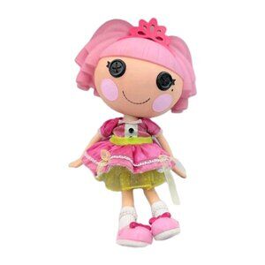2009 Lalaloopsy  Doll Jewel Sparkles 12” MGA Pink Hair Dress Shoes Tiara